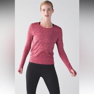 Lululemon Breeze By Long Sleeve
Heathered Cranberry